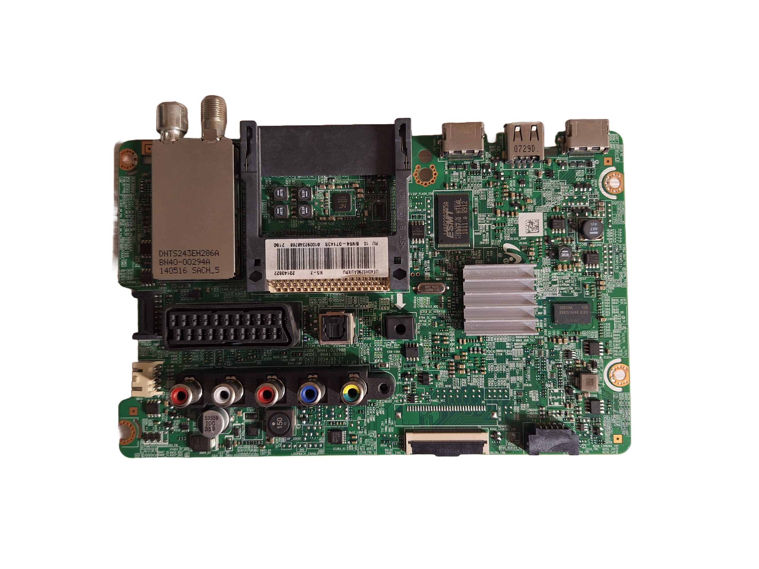 Материнская плата BN41-02098B BN94-07143S для телевизора SAMSUNG UE40H5290AU