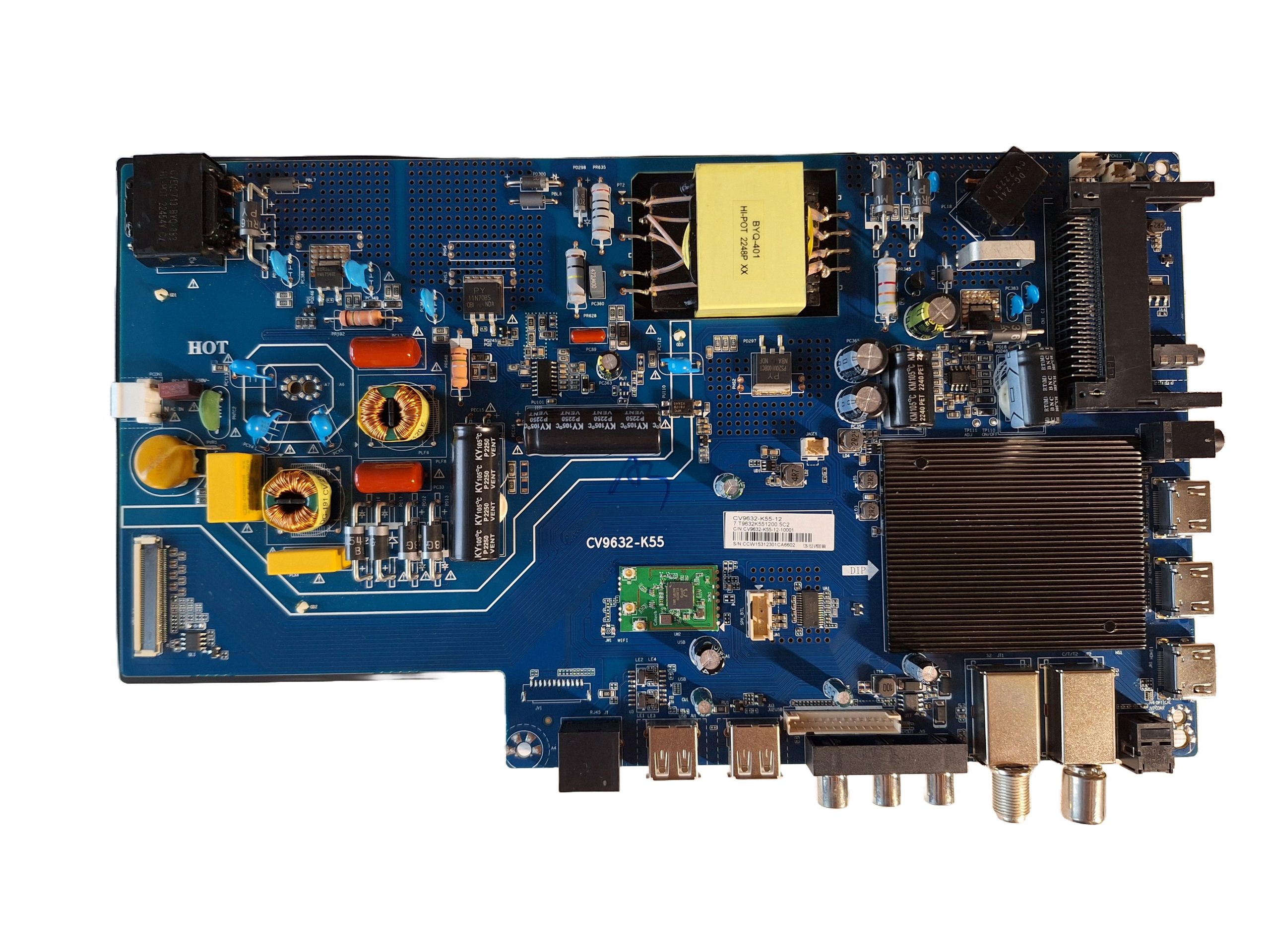 Материнская плата CV9632-K55 для телевизора VEKTA LD-55SU8815BS