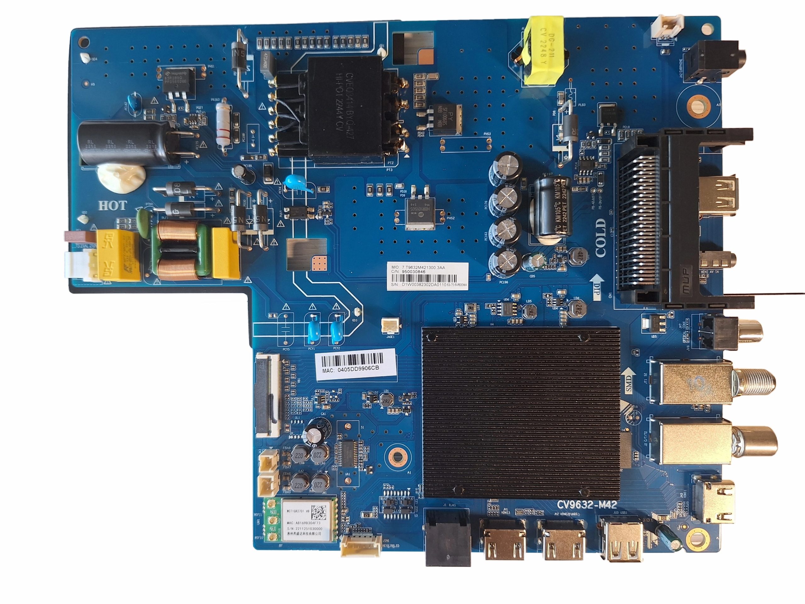 Материнская плата CV9632-M42 для телевизора STARWIND SW-LED43UG405