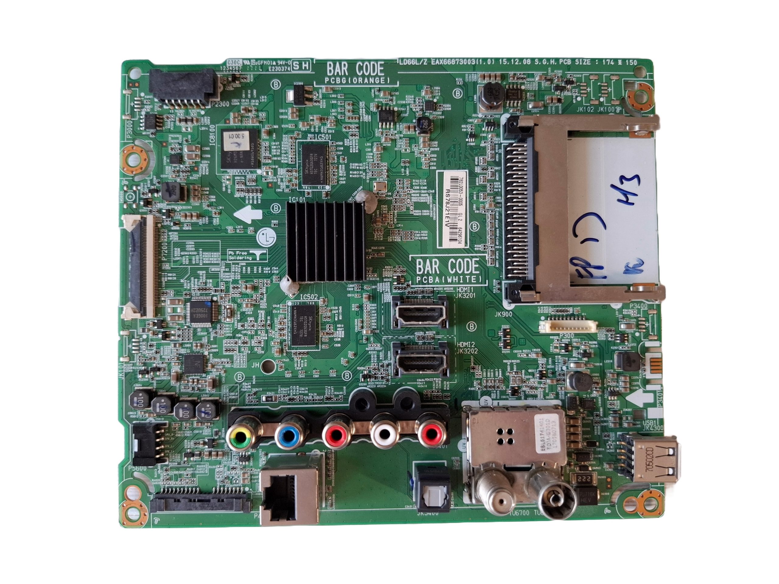 Материнская плата EAX66873003 (1.0) EBU64296104 для телевизора LG 43LH570V
