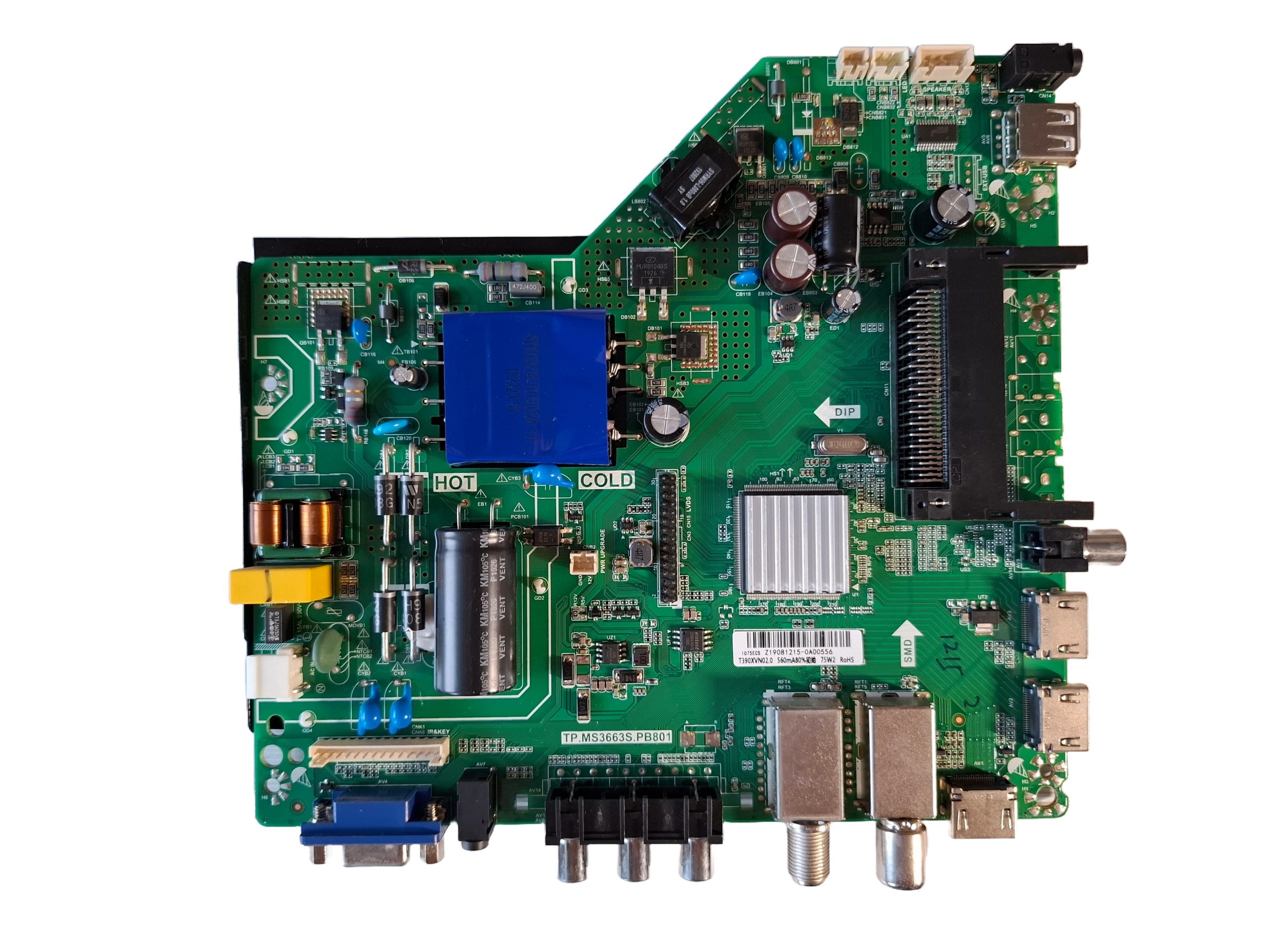 материнская плата TP.MS3663S.PB801 для телевизора CENTEK CT-8239