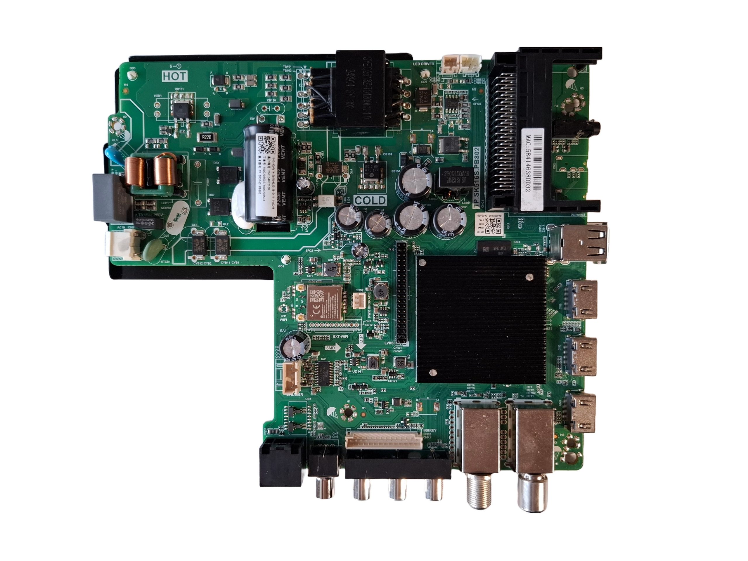 материнская плата TP.SK516S.PB802 для телевизора HI HY-43F01FB