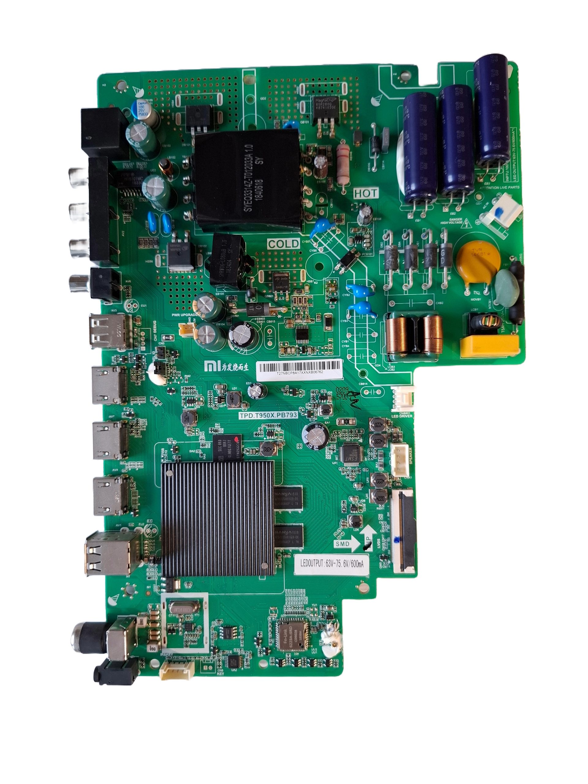 Материнская плата TPD.T950X.PB793 для телевизора XIAOMI L43M5-AN