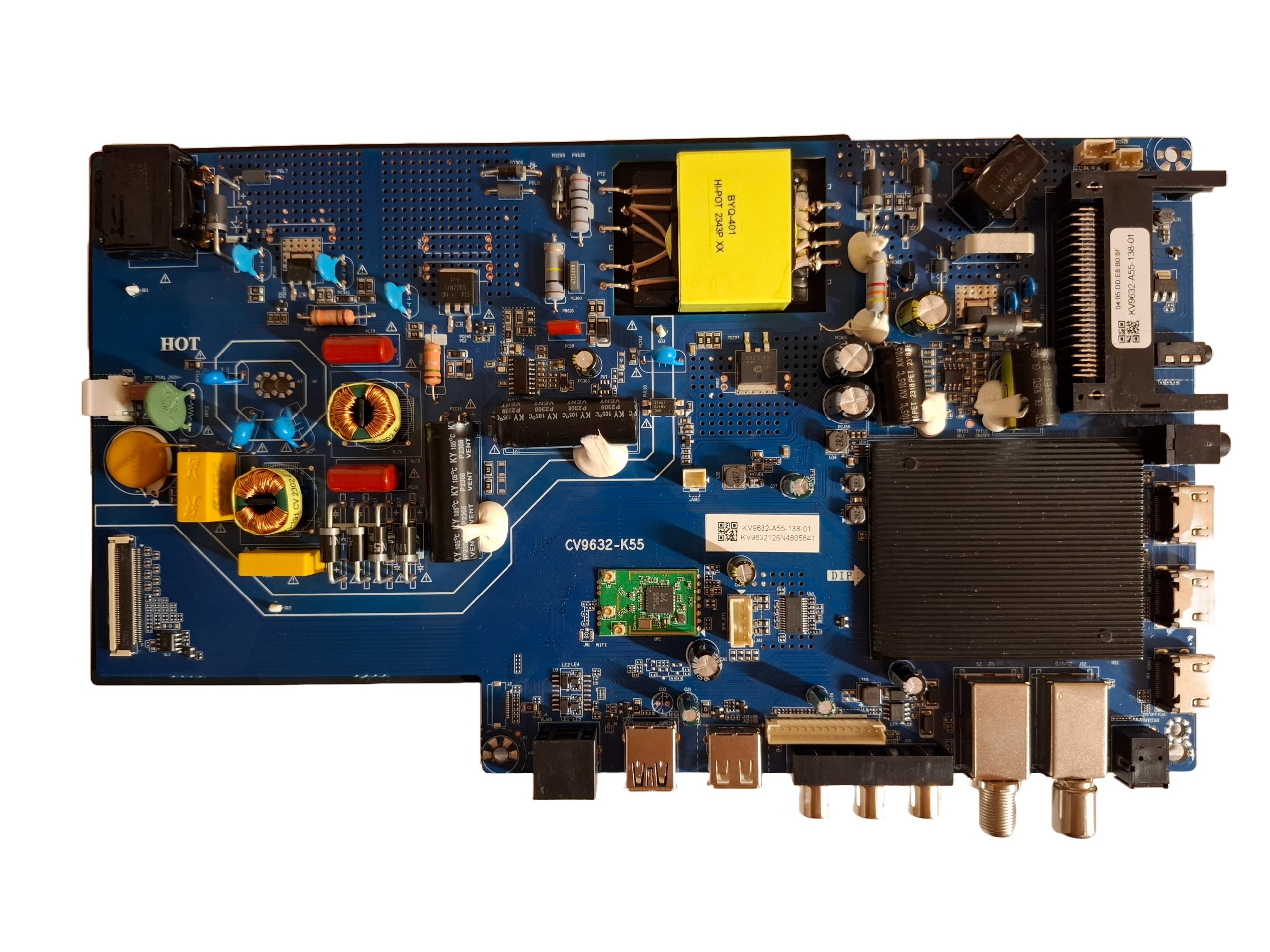 материнская плата CV9632-K55 для телевизора TUVIO STV-55FDUBK1R