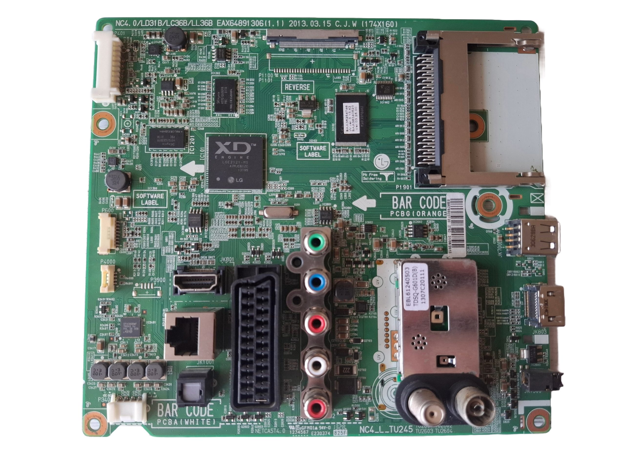материнская плата EAX64891306 (1.1) EBR76922720 для телевизора LG 42LA615V