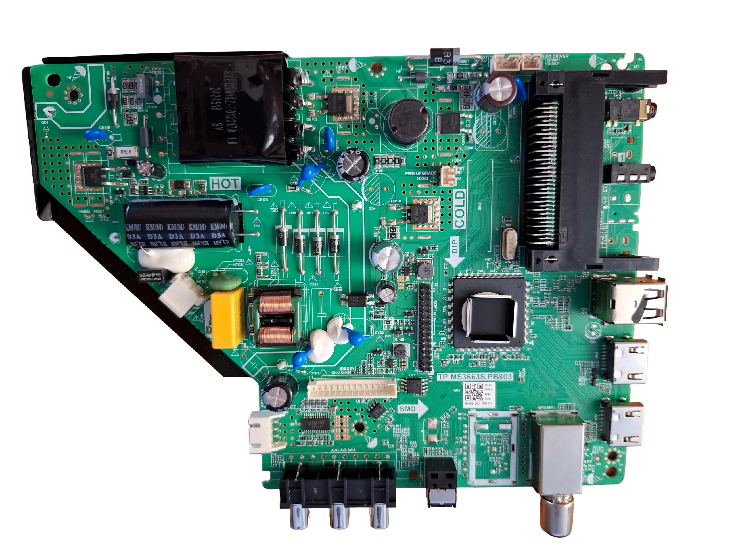 материнская плата TP.MS3663S.PB803 для телевизора SOUNDMAX SM-LED32M13
