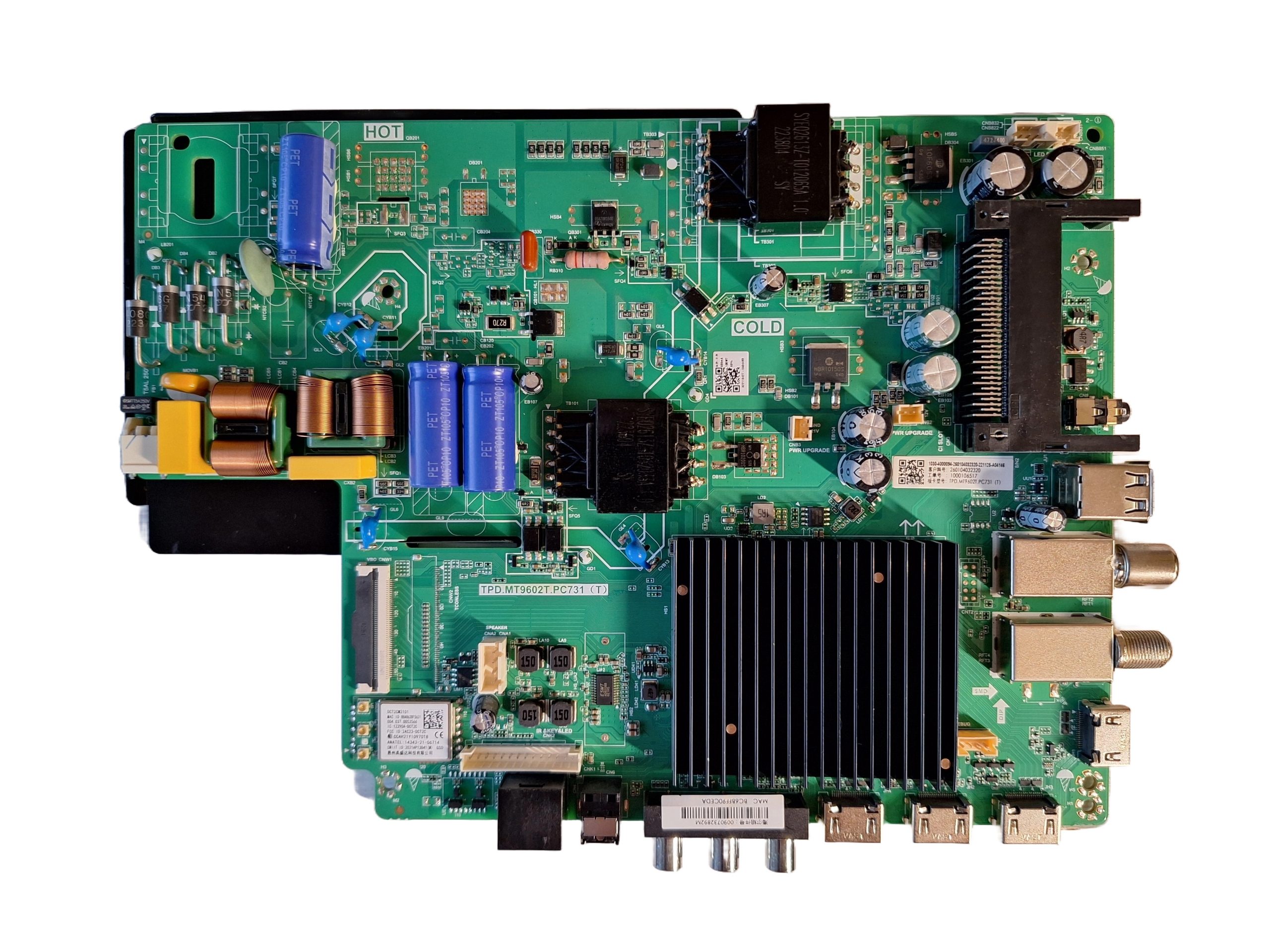 материнская плата TPD.MT9602T.PC731 (T) для телевизора HAIER 43 SMART TV S1